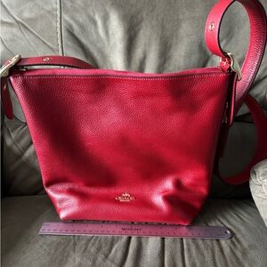Red Coach Purse